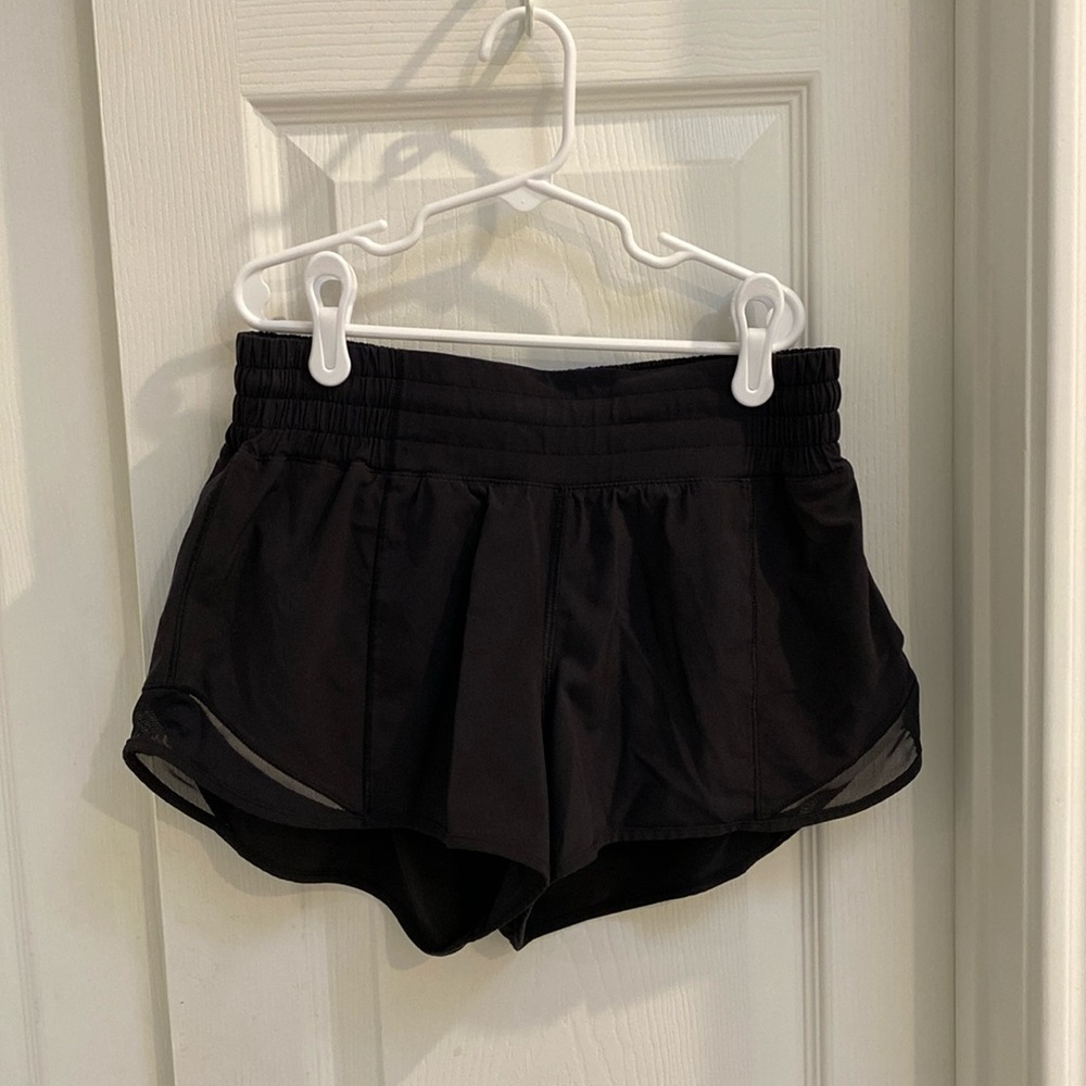 Lululemon hotty hot high rise short black